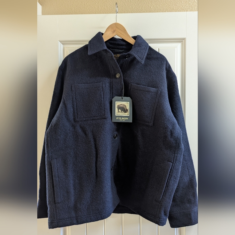 Filson Navy Wool Shirt